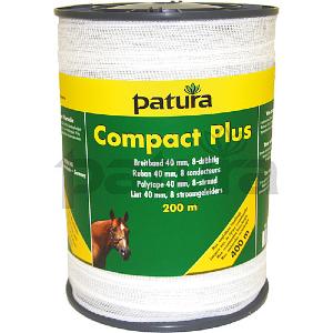 PATURA - Ruban Compact PLUS 40MM pour clôture électrique, L200 M