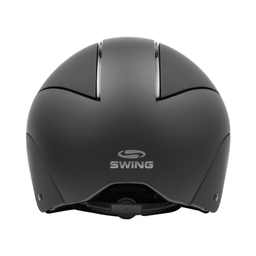 SWING - Casque d'Equitation mat grille CHROME H24