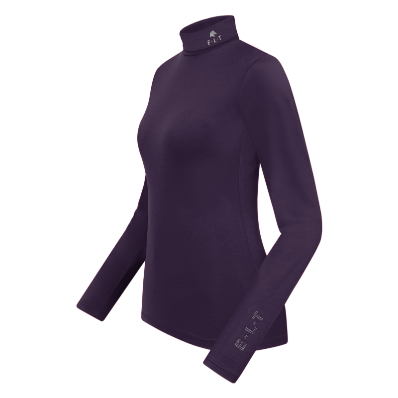 ELT - Col Roulé Cavalière en Maille Technique MADISON XXS FEMME NOIR