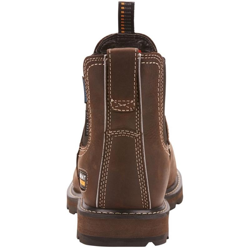 ARIAT - Boots de sécurité cuir nubuck Groundbreaker Pull-On H2O 41 FR