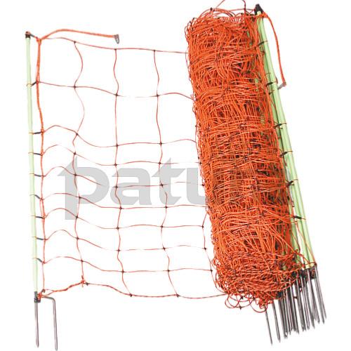 PATURA - Kit Filet de Clôture Electrique pour Chevaux, Moutons 50 M