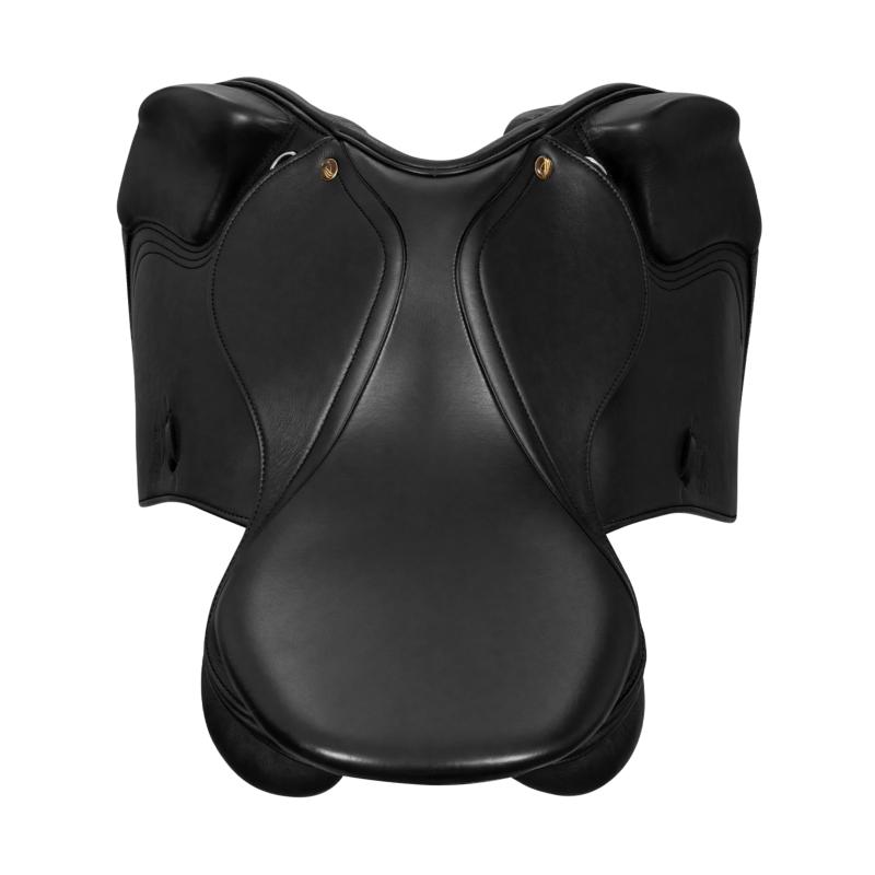 SUPREME - Selle Obstacle Cuir Doublé Veau à Arcade Modulable SYDNEY 16.5 POUCES NOIR