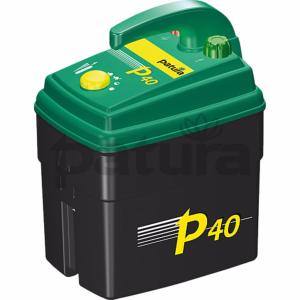 PATURA - Electrificateur P40 pour clôture Chevaux, Moutons Pile Sèche