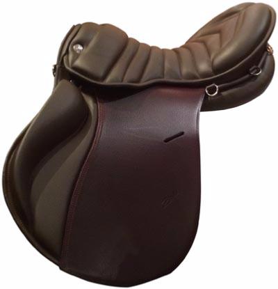ZALDI Royal Police - Selle Randonnée ultra confort assise semie creuse 17 POUCES NOIR