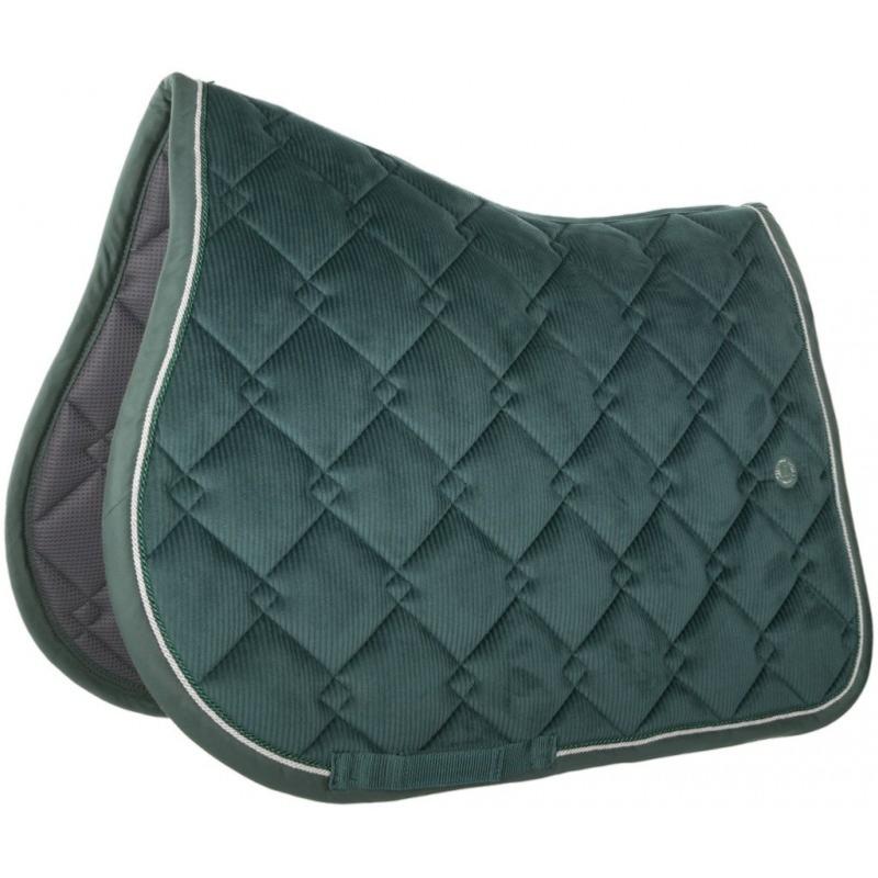 LAMI-CELL - Chabraque Velours Piquage Losange Effet 3D LUXIN ROUGE