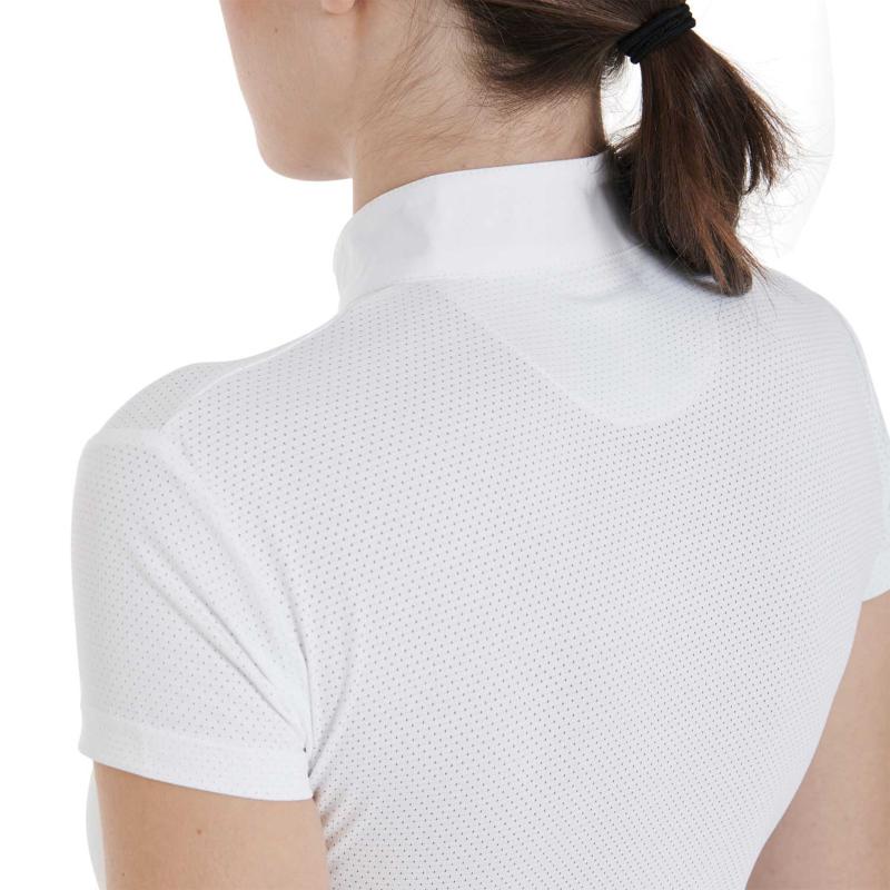 EQUESTRO - Polo concours femme YEVA Micro Perforé S FEMME