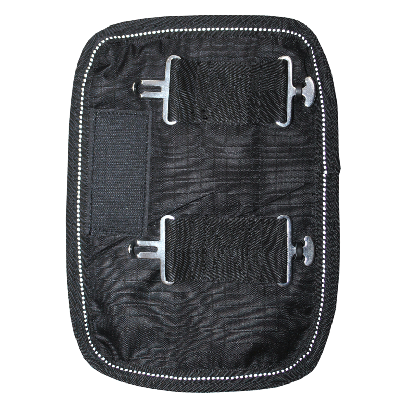 WALDHAUSEN - Extension de poitrail pour couverture NORDIC boucles en T NOIR