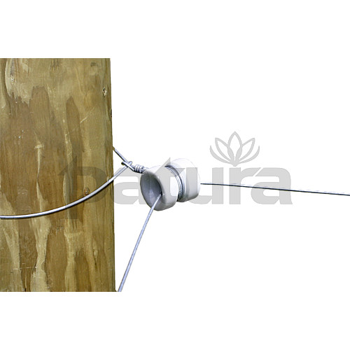 PATURA - Isolateur Poulie d'angle porcelaine fortes tractions, les 3