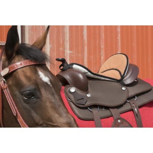 RANDOL'S - Dessus de selle Matelassé faux mouton pour selle Western 