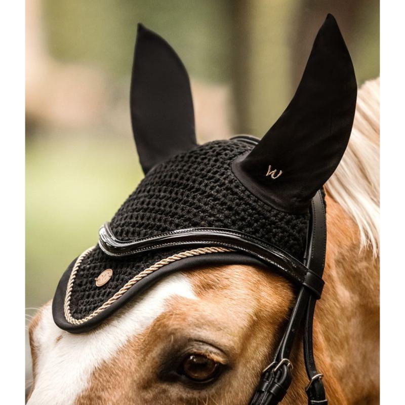 WALDHAUSEN - Bonnet anti-mouches en maille MODERN ROSE MARINE