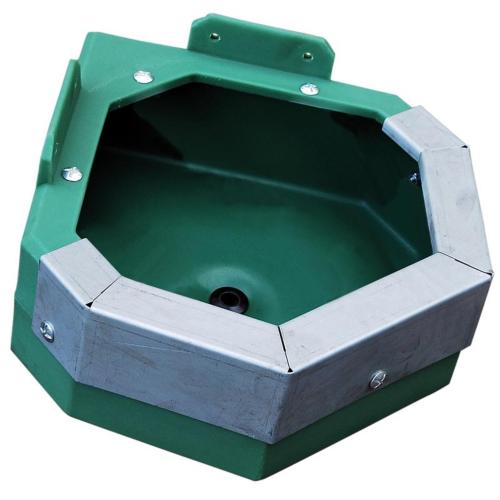LA GEE - Protection Métallique pour Mangeoire d'Angle Plastique 21L chevaux