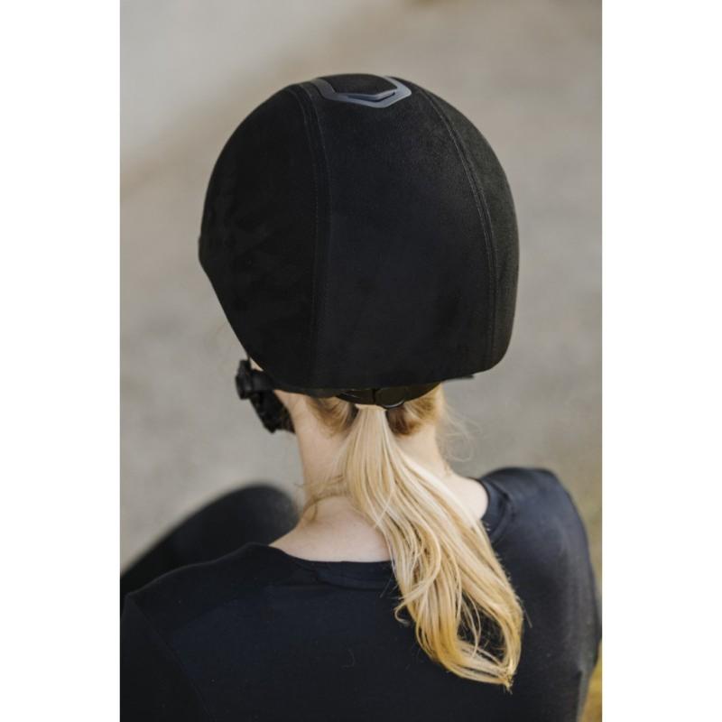 CHOPLIN - Casque Equitation velours AREO VELVET Taille : 49/51 NOIR MAT