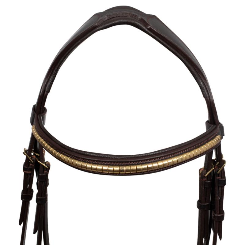 SUPREME - Bridon décoré clincher à muserolle combinée PONEY