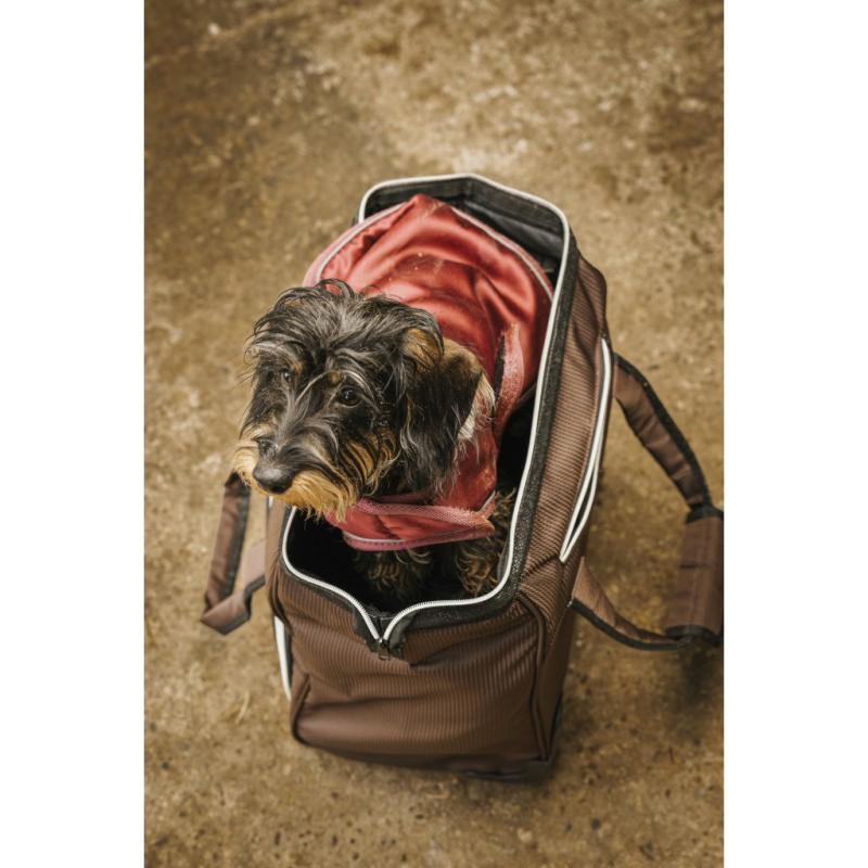 EQUITHEME - Sac de Pansage Trolley à Poignée Télescopique NOIR