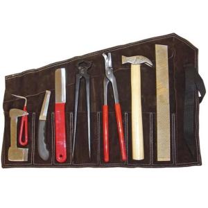 WALDHAUSEN - Trousse de Maréchalerie Complète avec Etui en Cuir 