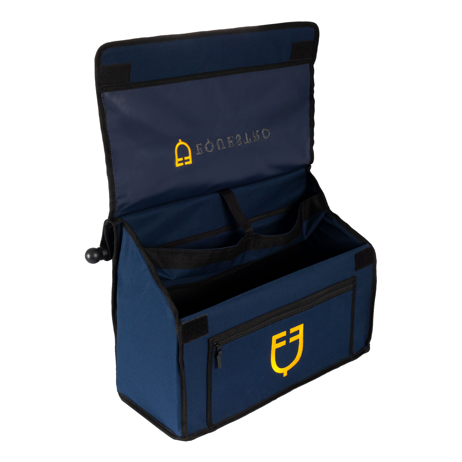 EQUESTRO - Sac de pansage grooming avec barre pro en toile solide