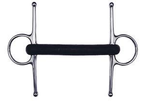 Mors à Aiguilles Canon Droit Caoutchouc, FEELING Rigide 125 mm (RIGIDE