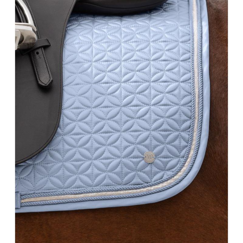WALDHAUSEN - Chabraque dégarrotté ruban argent ROM GRIS BLEU dressage