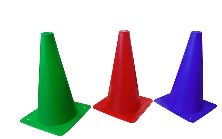 Cône d'Entraînement Couleur pour Carrière d'Equitation