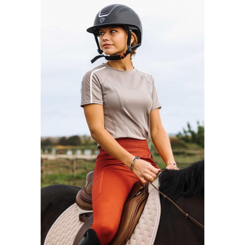 EQUITHÈME - T-shirt Femme en maille respirante MARION MARINE XS FEMME