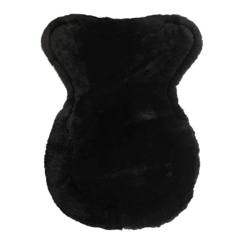 ACAVALLO - Amortisseur de Dos Tout en Mouton et Gel NATUREL/GEL TRANSP