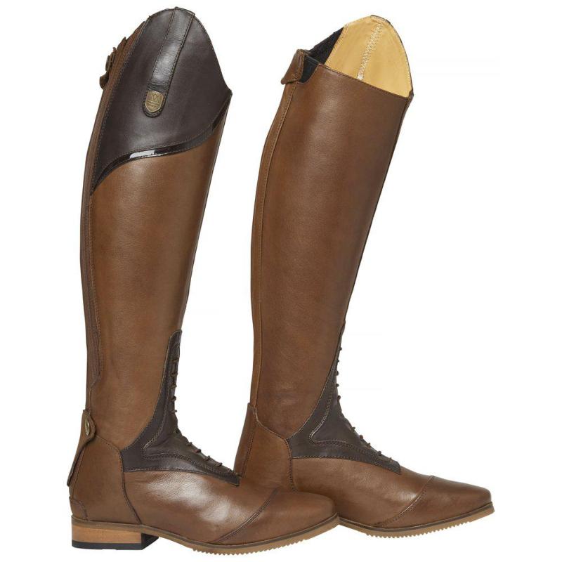 MOUNTAIN HORSE - Bottes équitation Demi Mesure en Cuir Souple SOVEREIGN Choisir une Taille Short/Narrow (36 au 41)