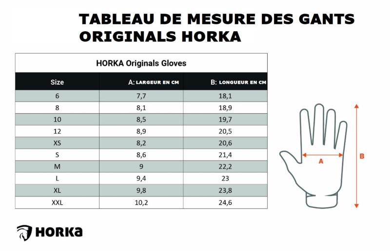 HORKA - Gants d'équitation fins et stretch avec mains grip ORIGINALS XS FEMME NOIR