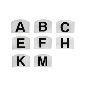 WALDHAUSEN - 8 Lettres pour carrière de dressage ou manège  20 x 40 m sur Plaque PVC