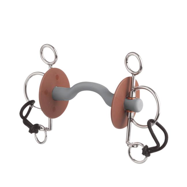 BERIS - Mors Pelham Canon Droit à Fort Passage de Langue 120 MM SOFT BRANCHES COURTES