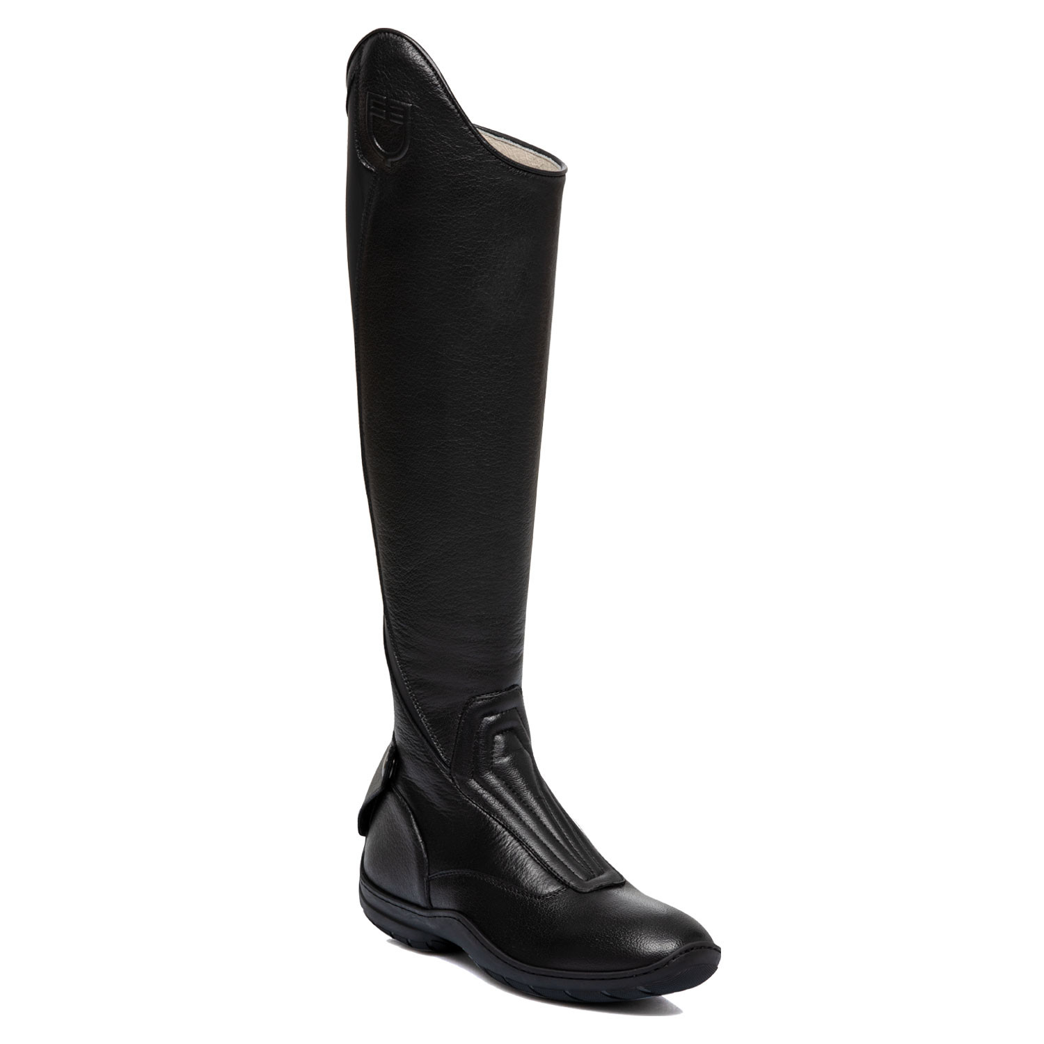 EQUESTRO - Bottes équitation en Cuir  avec semelle Sport SPORTY 35 FR SMALL XS