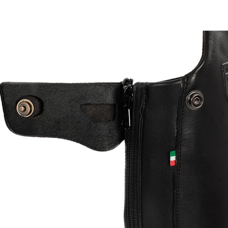 EQUESTRO - Bottes équitation en Cuir Italien sans Lacets EVOKE