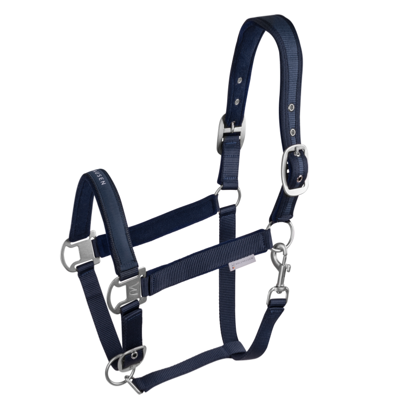 WALDHAUSEN - Licol synthétique doublé velours réglable ATHELTIC PONEY ROUGE/BEIGE