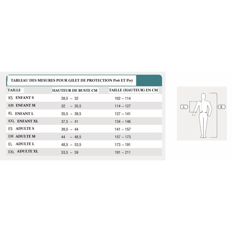 Gilet de Sécurité Cavalier NIVEAU 1 P06, WALDHAUSEN Taille S ADULTE