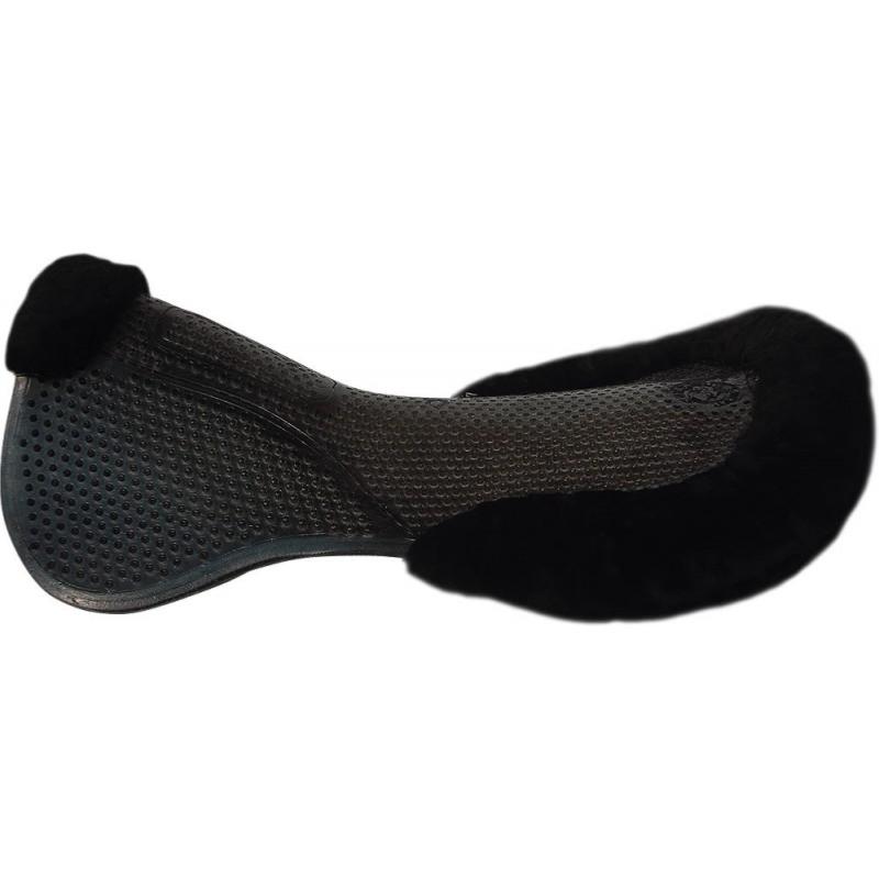 ACAVALLO - Amortisseur de Dos en Gel et Drylex Bord Mouton NOIR/NOIR TAILLE M